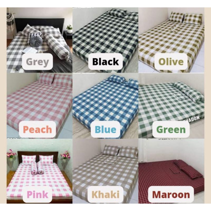 Sprei aesthetic kotak T20 /sprei kekinian/sprei murah/sprei homemade