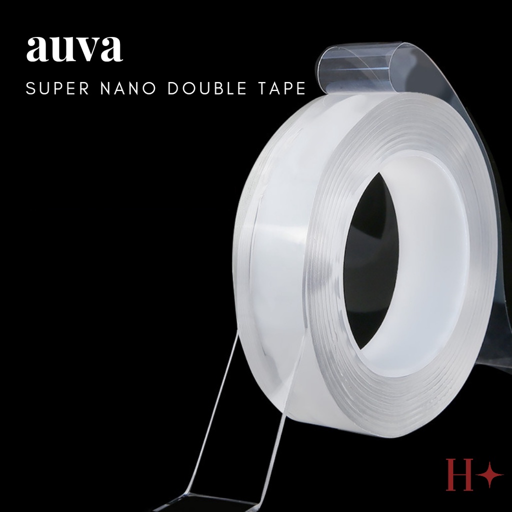 

SALE CUCI GUDANG!!! H✦ Auva Double Tape Super Nano Isolasi Bening 2 Sisi Super Kuat Lebar 2cm