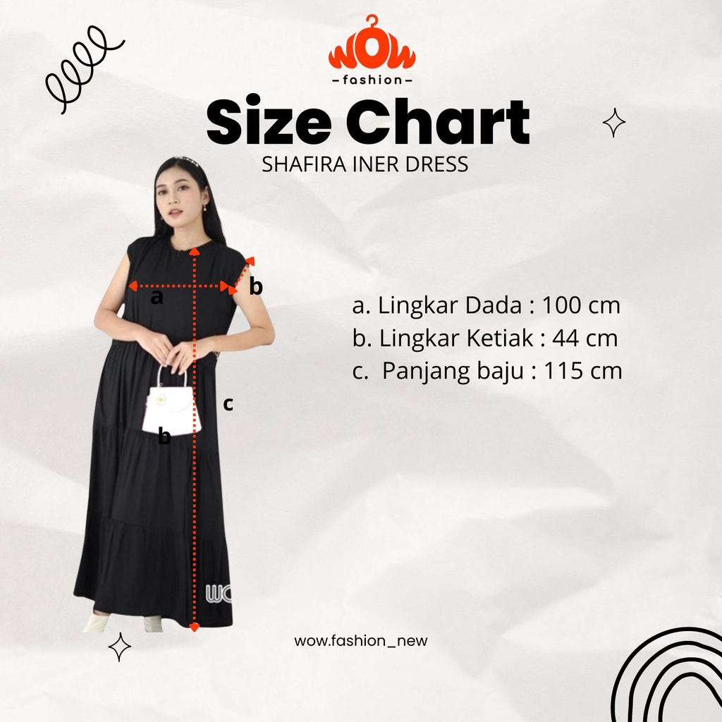 SHAFIRA INNER RAYON VISCOSE/INNER KEKINIAN/INNER ADEM/INNER SIMPLE