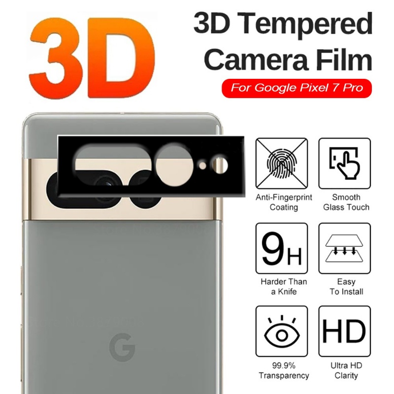 Pelindung Lensa Kamera 3D Curved Anti Gores Untuk Google Pixel 7 7Pro