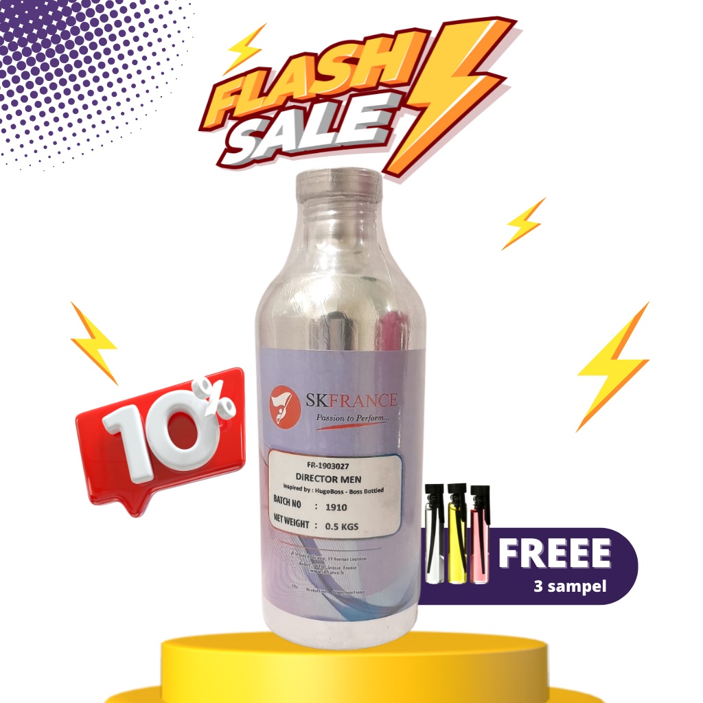 DISKON 10% | Bibit Parfum HUGO BOSS - BOTTLED 500ml By SKFrance | Minyak wangi | Refill Parfum | SEG