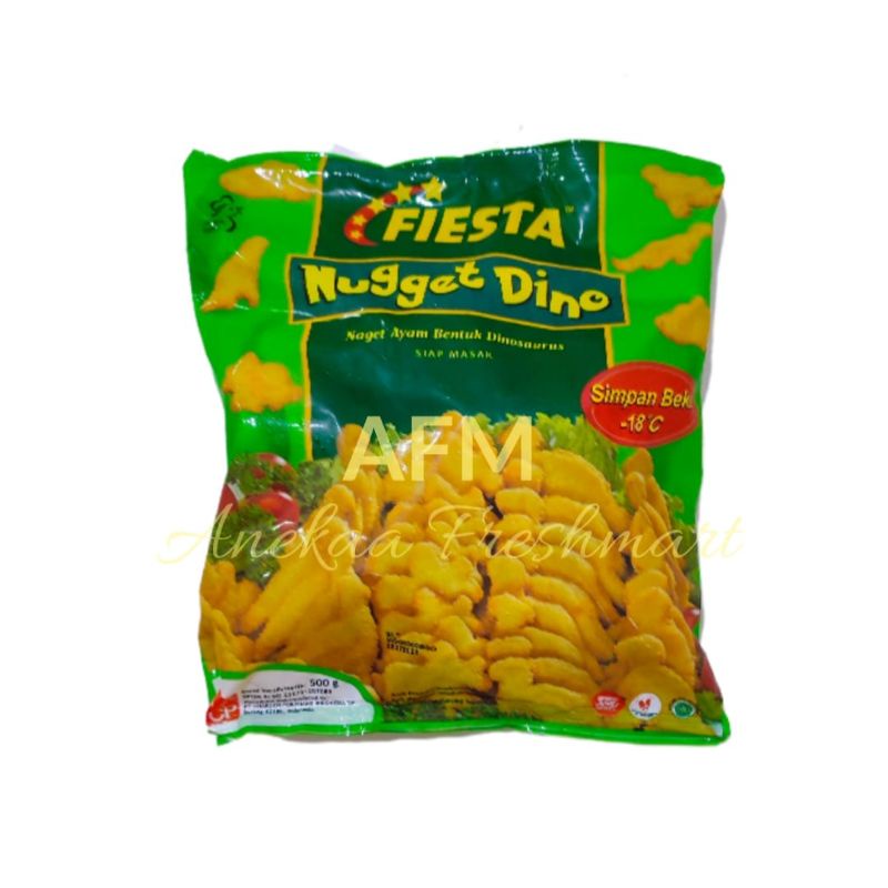 

FIESTA NUGGET DINO 500GRAM NAGET DINOSAURUS NUGGET AYAM CHICKEN NUGGET DINO