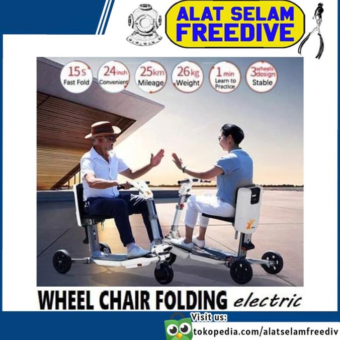 Kursi Roda Elektrik Travelling Skuter Listrik Wheel Chair Electric