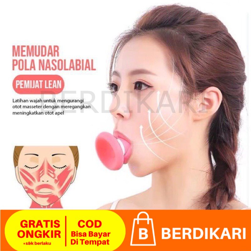 Silikon Penirus Wajah Pipi Anti Kerut / Silikon Penirus Pipi Dagu Rahang / Alat Penirus Muka