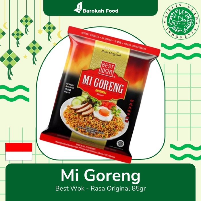 

NEW Mi Goreng BEST WOK - Mie Original / Blackpepper Seafood / Hot & Spicy - Original