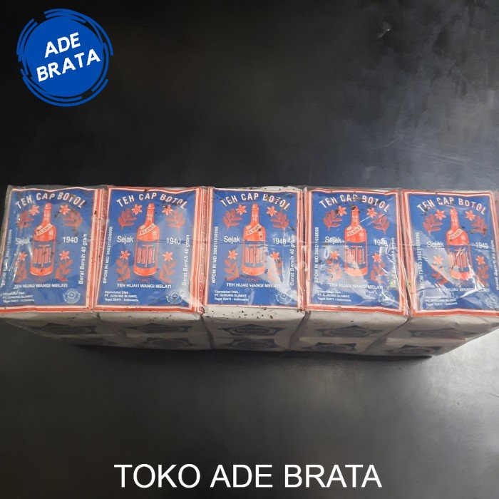 

teh botol biru 40gr isi 10 pcs