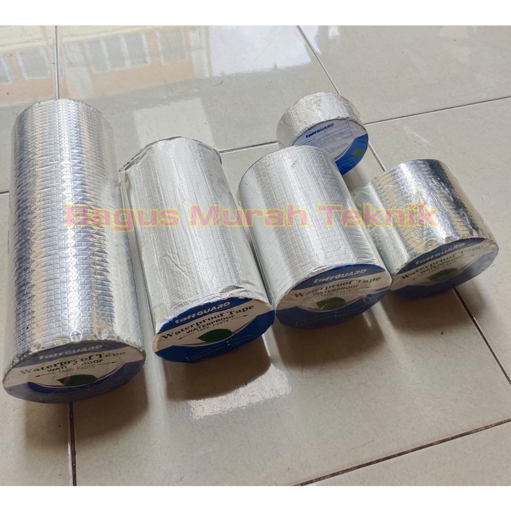 Lakban Anti Bocor Serbaguna 20cm Lakban Aluminium Foil Butyl Waterproof Tape 20cm