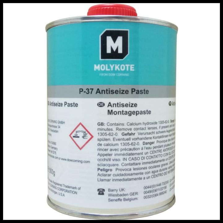 Molykote P37 Anti Seize Paste Molykote P 37 Antiseize Pasta 500 Gram