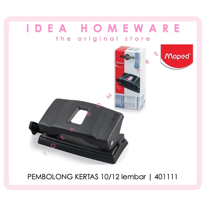 

Eklusif Pembolong Kertas Maped Essentials Metal Punch 10 12 Lembar 401111 Terbatas