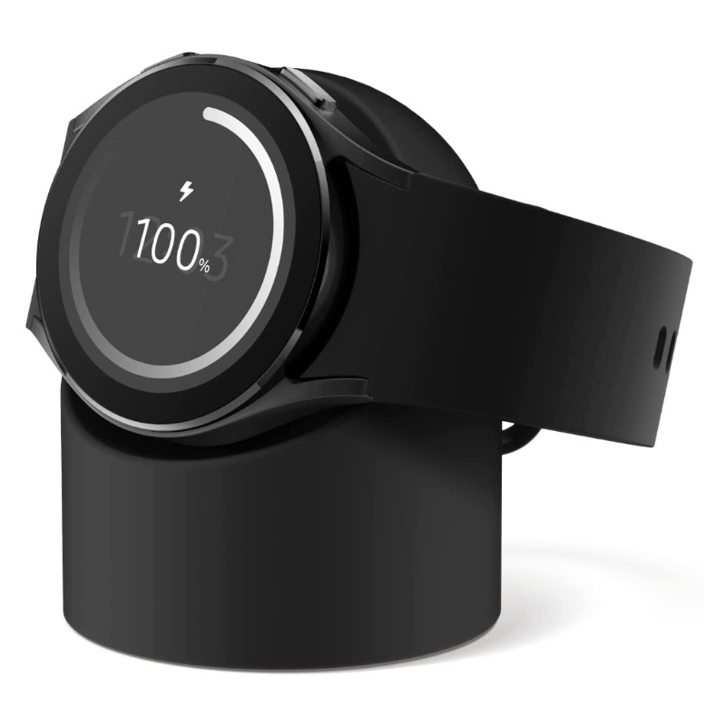 Cre Charging Dock Smartwatch Bahan Silikon Untuk Iwatch 5 / 4