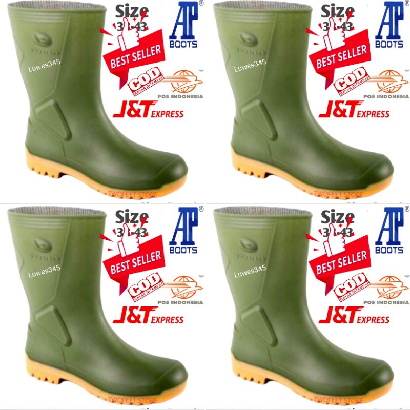 Sepatu Ap boots terra ECO 05 pendek sepatu berkebun