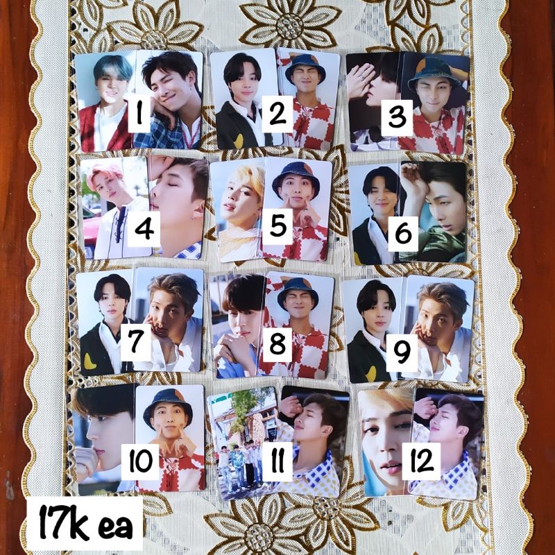 Photocard Dicon 101 BTS Jimin + RM