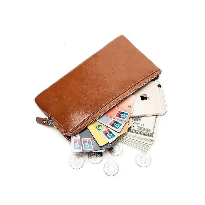 dompet long wallet kulit panjang tipis handphone HP ponsel impor