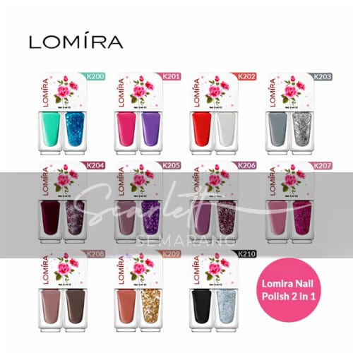 Lomira Kutek Nail Polist 2in1 Cat Kuku Lomira | Cutex Kuku | Kutek kuku