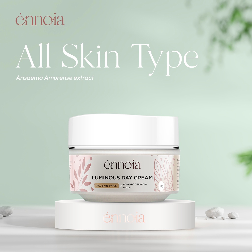 Pelembab Wajah Ennoia Skincare untuk Siang Hari