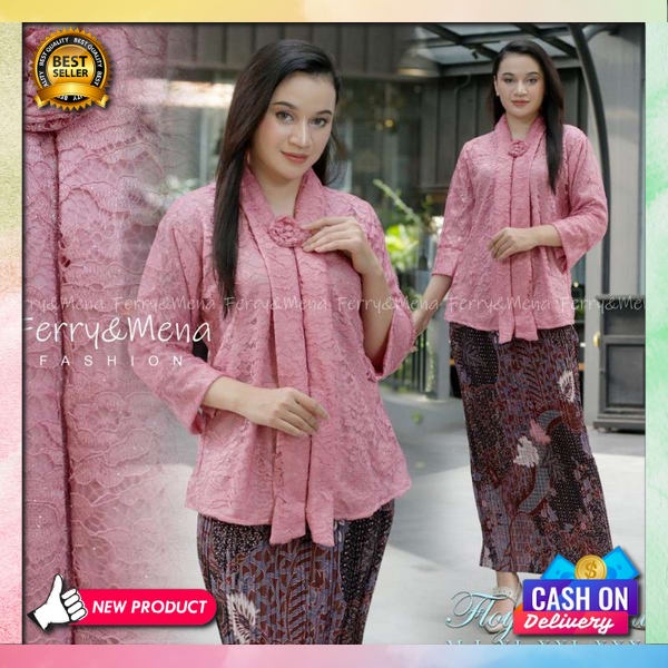Setelan Kebaya Wisuda Onset Kebya Wnita Modern Stlan Kbaya Bresmaid Oneset Kebya Wanita Tunangan Kab