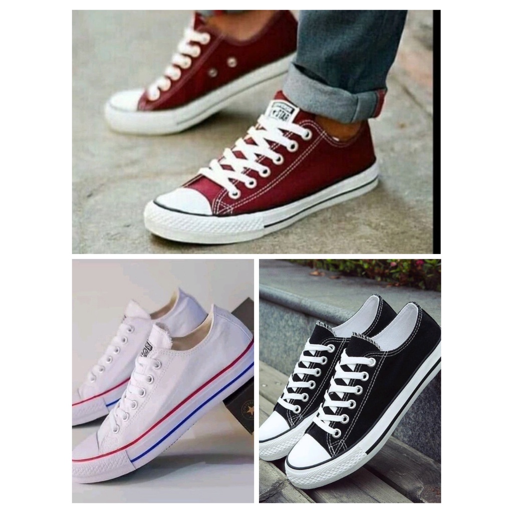 SEPATU CONVERS. TANPA BOX CANVAS TEBAL