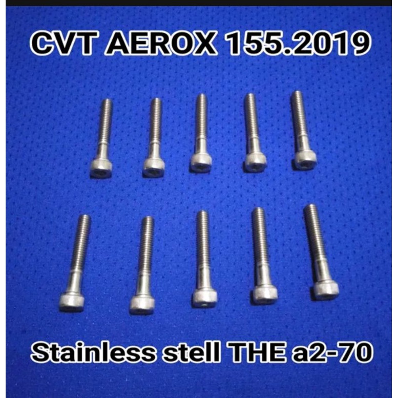 baut cvt aerox 155 set L stainless
