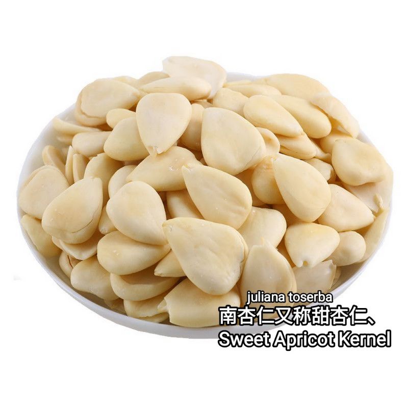 

Sweet Apricot Seed Kernel Manis Nan Xing Ren Super 南杏仁 50gram