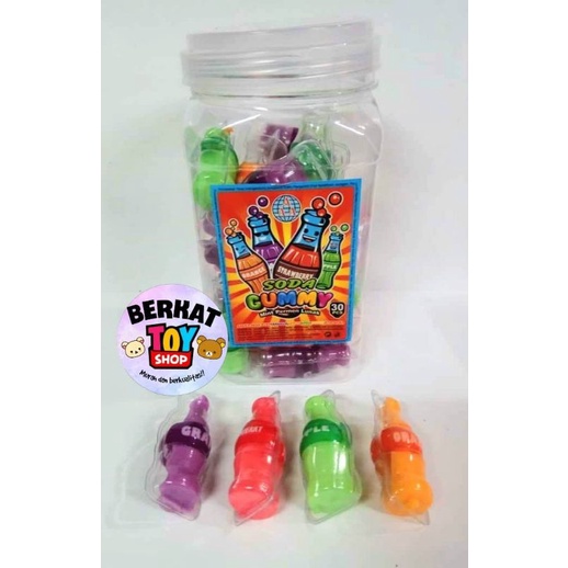 

Permen cemilan snack soda gummy yupi jajanan anak murah (isi 30)