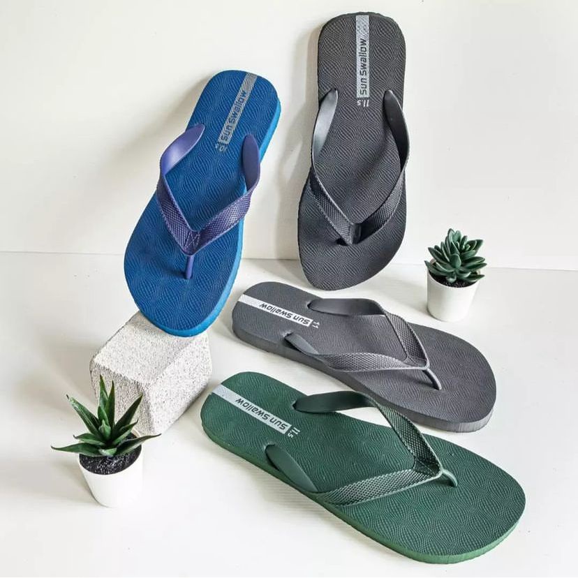 GROSIR SANDAL ISI 6 Sandal Jepit Sun Swallow Osaka (Per 6 Pcs)