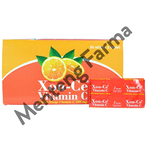 Xon-Ce Vitamin C - Tablet Hisap Untuk Daya Tahan Tubuh dan Sariawan