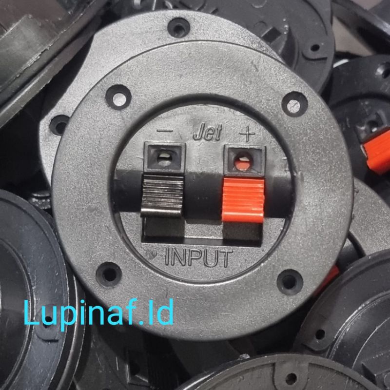 TERMINAL SPEAKER 2PIN 2 PIN BULAT - SEGI KOTAK 2P