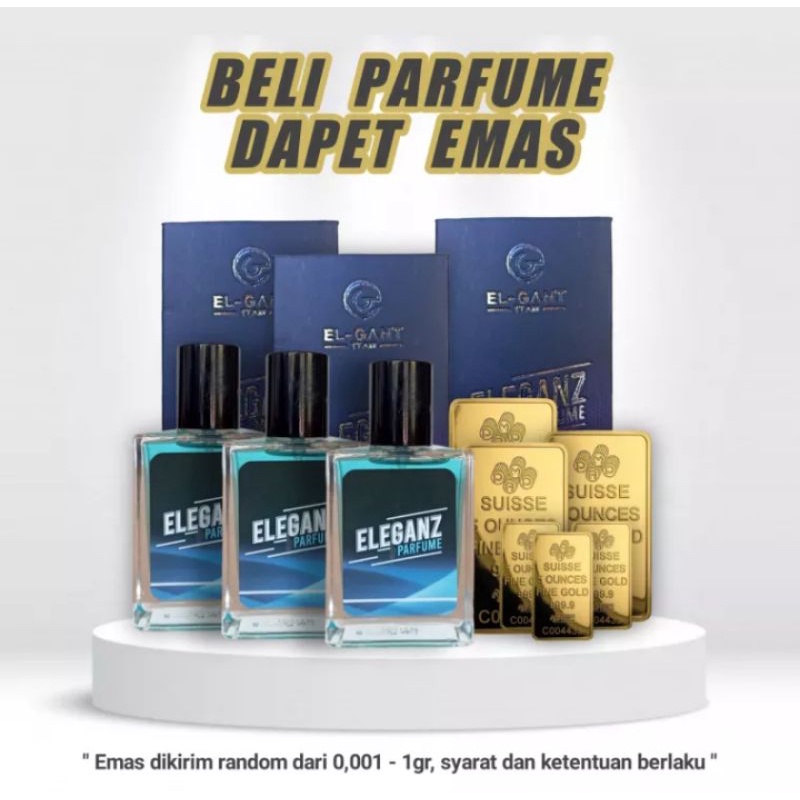 TERLARIS ELEGANZ PARFUME 30ML PRIA DAN WANITA TAHAN 12 JAM