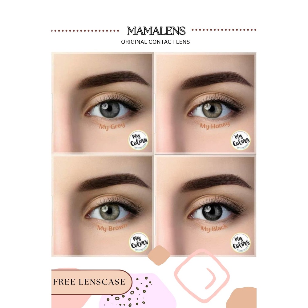 SOFTLENS MY COLORS BY GELFLEX DIA 15MM | NORMALL ONLY! + FREE LENSCASE - MAMALENS