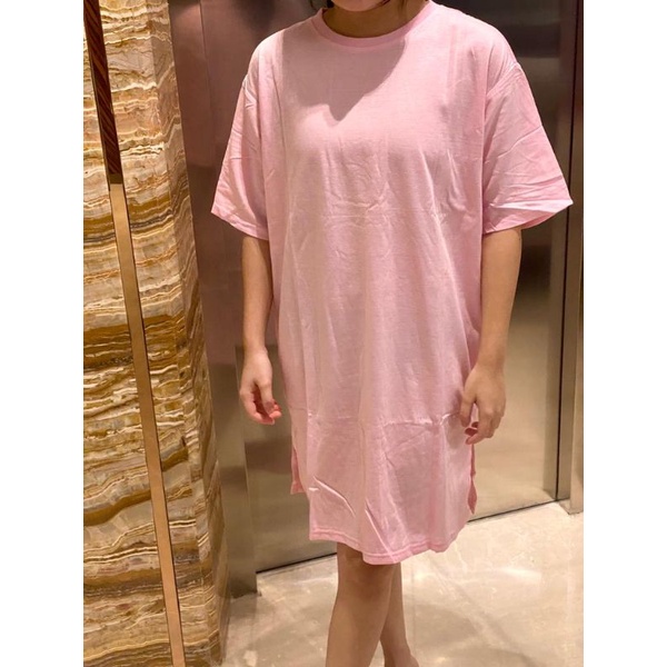 (COD) OH Fashion Basic Hyeri Midi Dress Wanita Lengan Pendek #2443-00