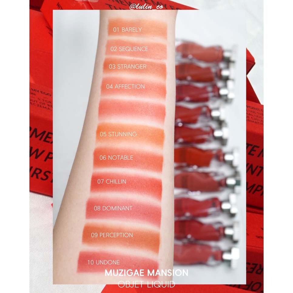 [READY] Muzigae Mansion - Object Liquid Lip 6ml Lips liptint