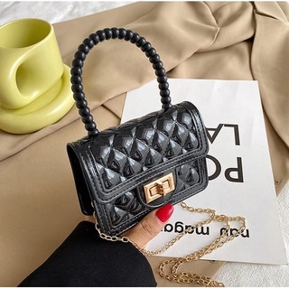 ♥TMALL88♥ Tas Selempang Jelly Glossy Mini Rubber Bag ala korea