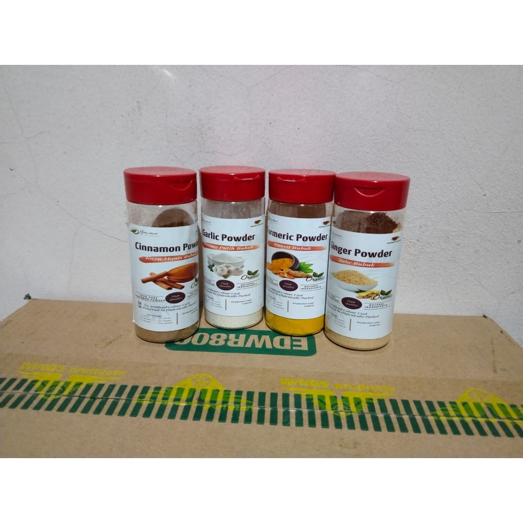 

Bumbu dapur rempah bubuk 50 gram lada hitam/lada putih/kunyit/bawang putih/cabe/ketumbar/pala