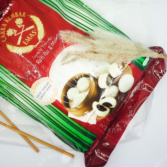 

TEPUNG CAKRA KEMBAR EMAS ROTI PAO & MANTAO 5 KG