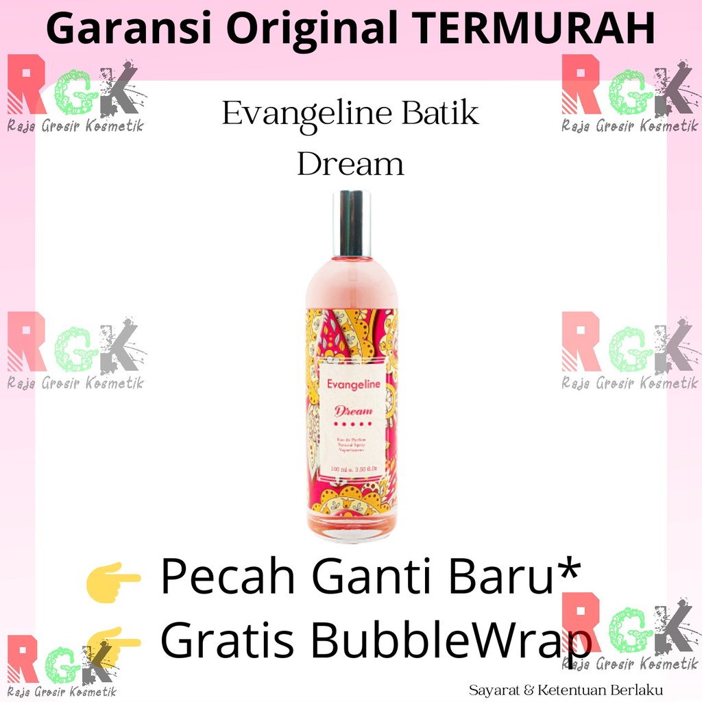 Jual Parfum Evangeline Dream Batik Dream 100ml Eau De Parfum Minyak
