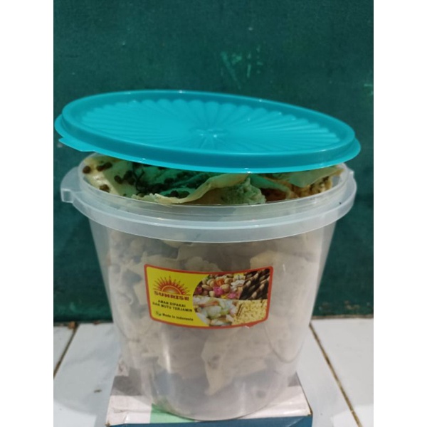 

peyek renyah packing toples ukuran 5L SAMEDAY ONLY