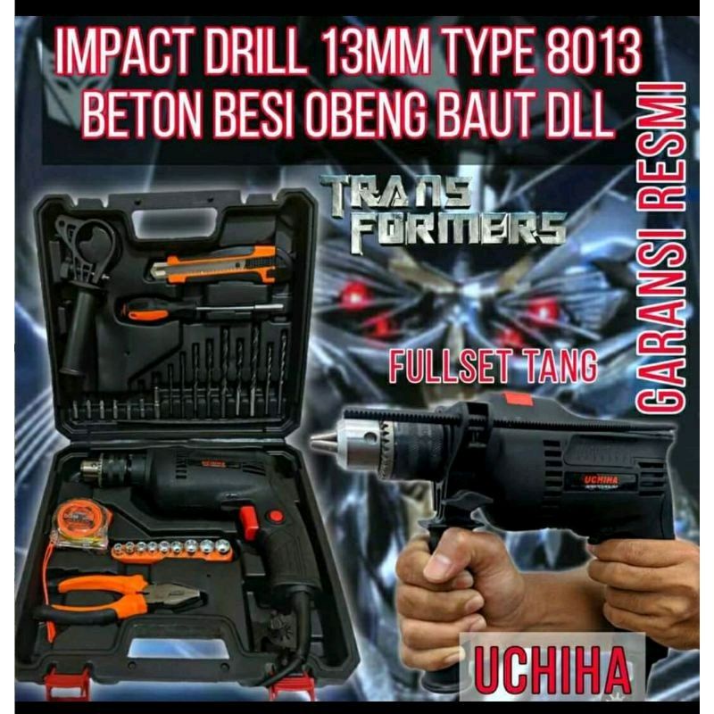 Mesin Bor impeck Dril  tembok beton besi uchiha Type UC 8013 13mm japan Technology barang import