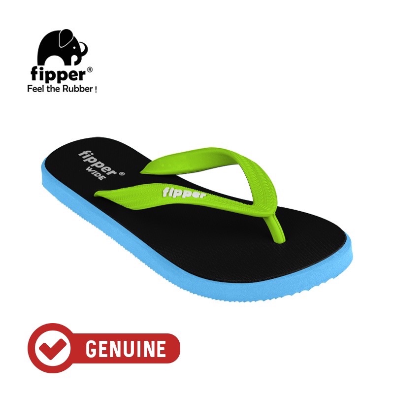 Fipper Wide Black Green Blue
