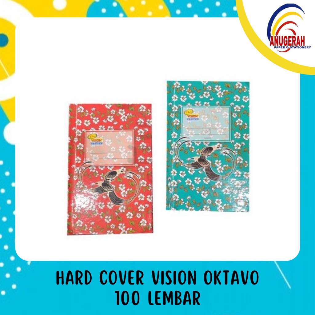 

HARD COVER VISION OKTAVO 100 LEMBAR (PCS)