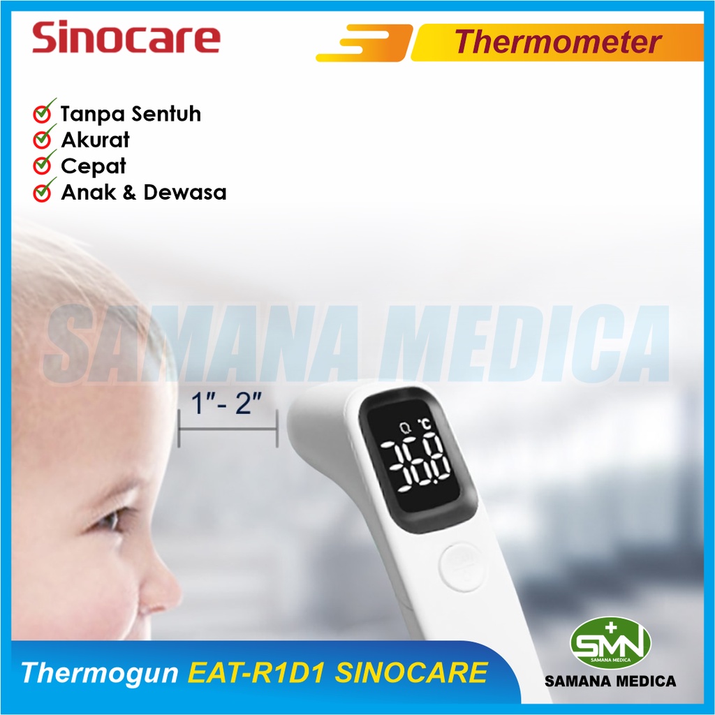 Thermometer Infrared Thermogun SINOCARE AET-R1D1 ORIGINAL harga PROMO Termometer Termogun Promo Murah