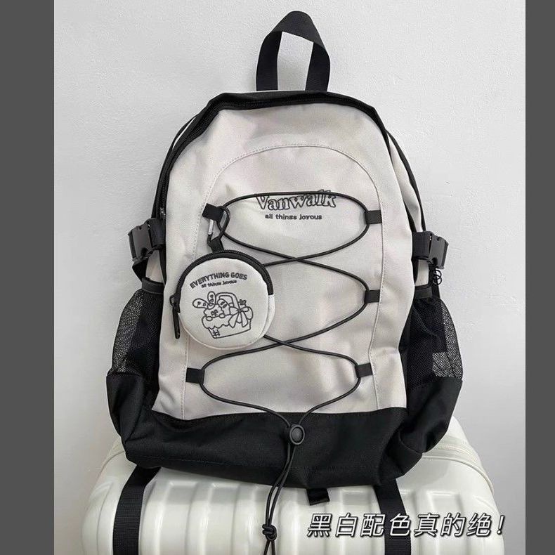 ☑☃Sera mengimpor Vanwalk tas sekolah pelarian wanita Jepang ransel piknik seri mahasiswa tas ransel sederhana