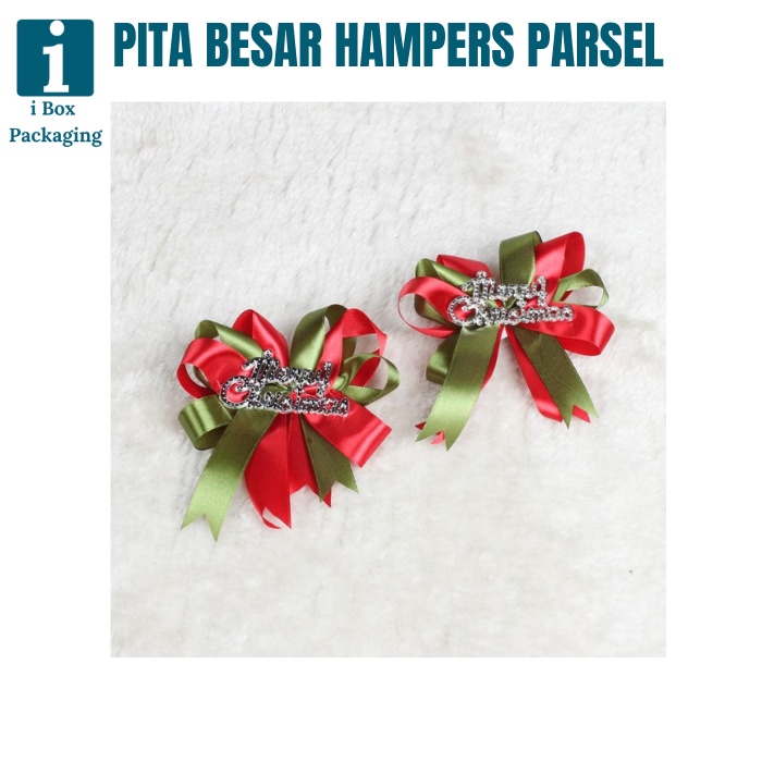 

[ 5pcs ] Pita Hampers Parcel Natal Pita Kotak Kado Besar Hadiah Pita Jadi Hiasan Aksesoris Merry Christmas - P02