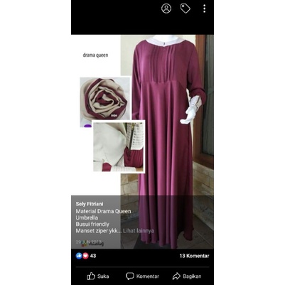 Gamis Rumah Hafidzah (RH) Nwt size XS