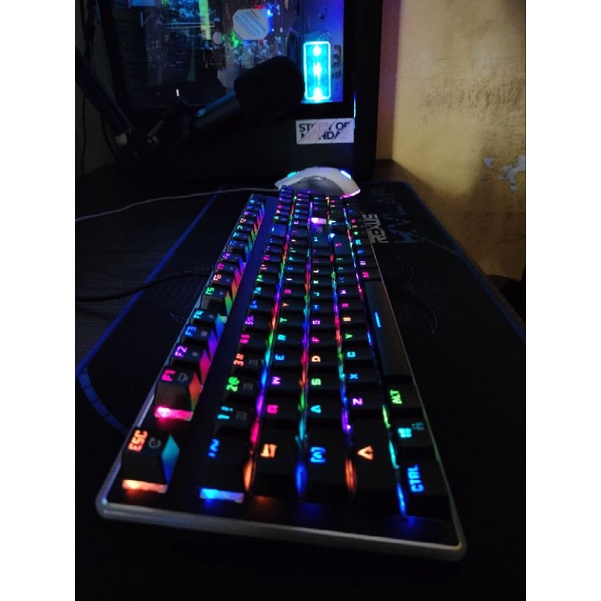 Rexus Keyboard Gaming Mechanical Legionare MX10 RGB