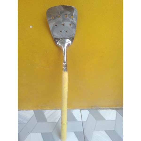 Sutil Stainless Gagang Kayu/Sodet Stainless Gagang kayu