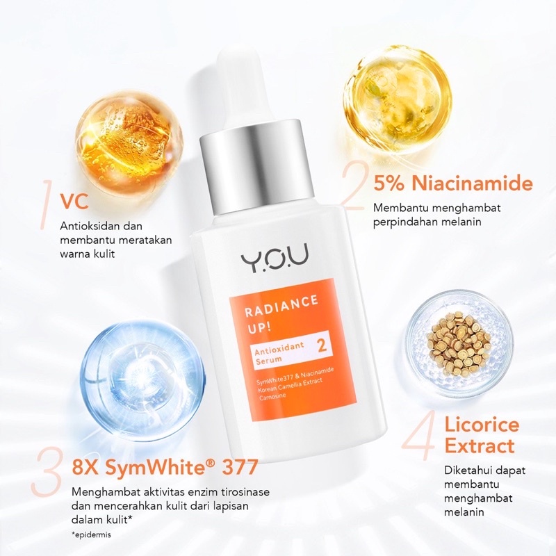 YOU 8× SymWhite 377 Radiance Up! Brightening Serum Niacinamide 20ml
