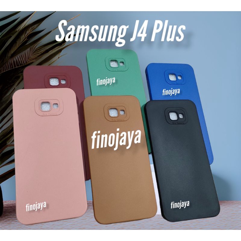 Case Macaron Samsung J4 Plus J6 Plus Silikon Casing Selicon Softcase Pelindung Pro Camera