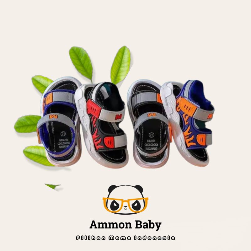 SEPATU SANDAL ANAK LAKI-LAKI UMUR 2-5 TAHUN AMMON BABY
