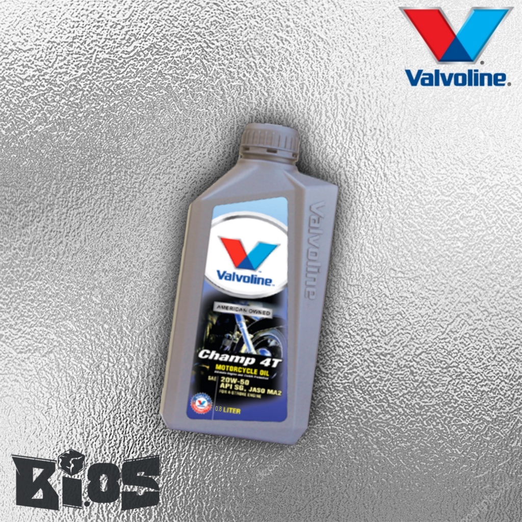 VALVOLINE CHAMP 4T 20w50 0.8L OLI MOTOR MANUAL/MATIC ORIGINAL 100%