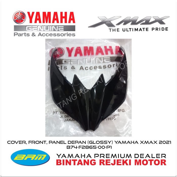 COVER, FRONT, PANEL DEPAN (GLOSSY) YAMAHA XMAX 2021 B74-F2865-00-P1